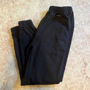 Black gymshark joggers